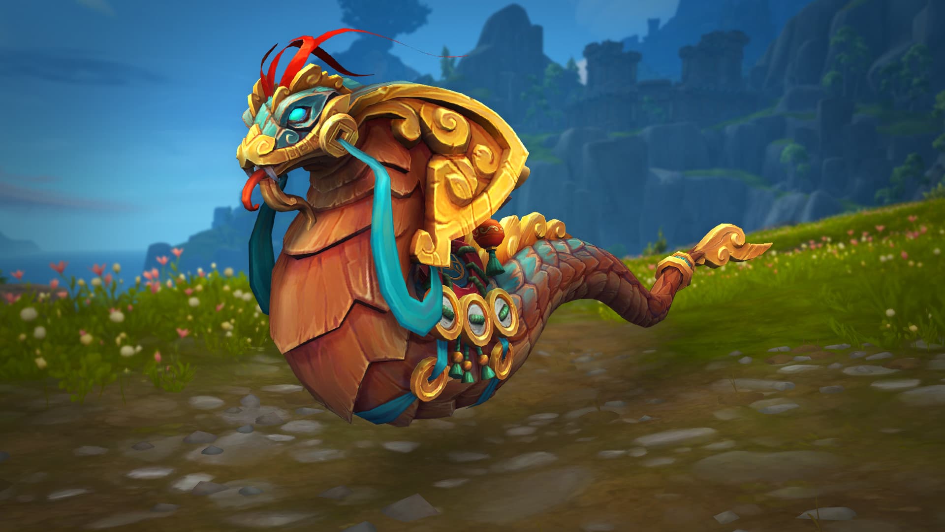 World of Warcraft - Timbered Sky Snake Mount DLC PC Battle.net Altergift - Image 2